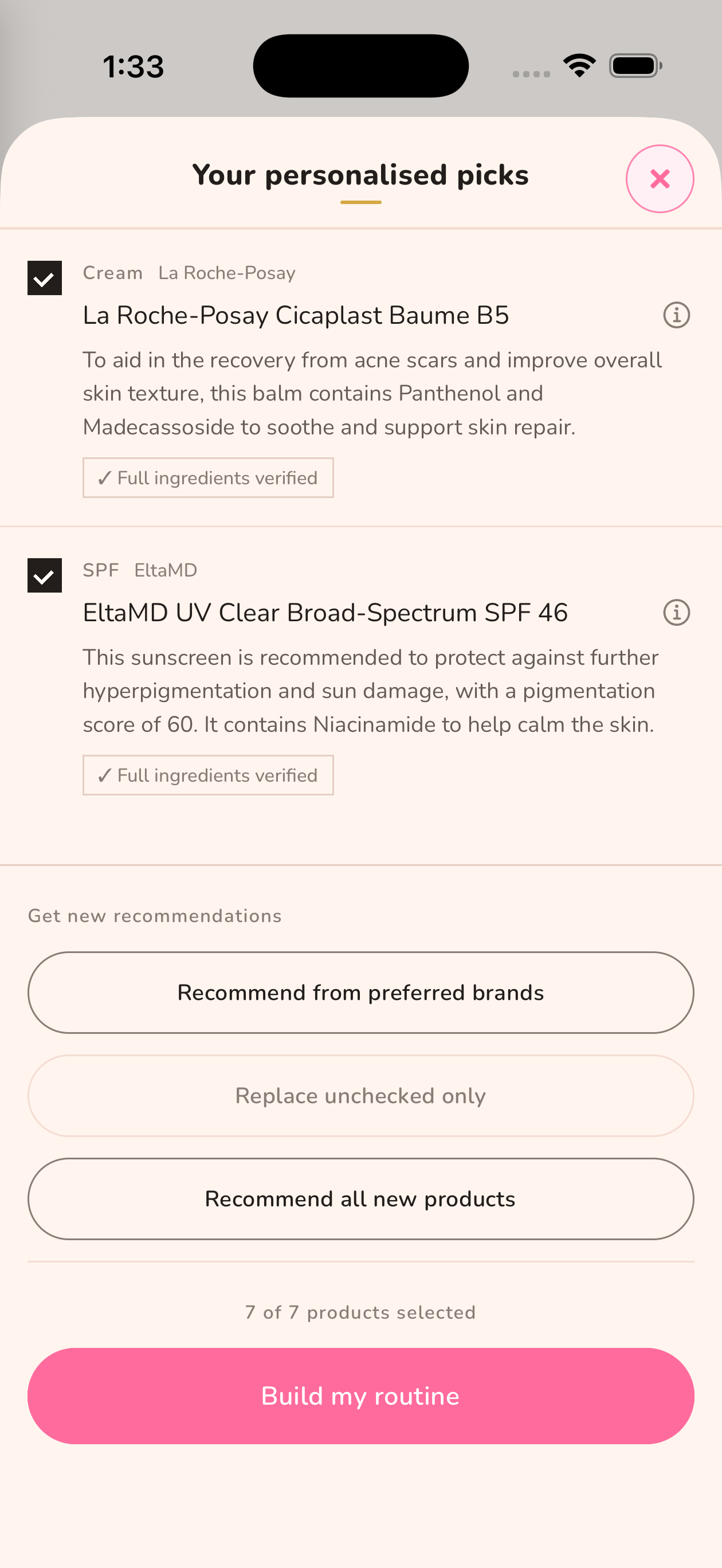 Re-recommend products